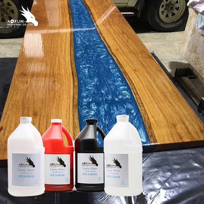 Zero VOC Coffee Table Epoxy Resin Shore D Hardness Self Leveling