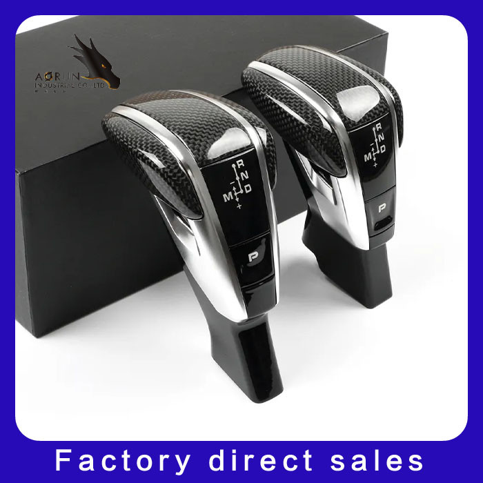 Premium Interior Car Carbon Fiber Gear Handle Car Shift Knob For