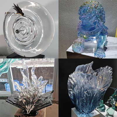 Hard Glue UV Resistant Epoxy Resin Crystal Clear Ultraviolet Curing Pouring
