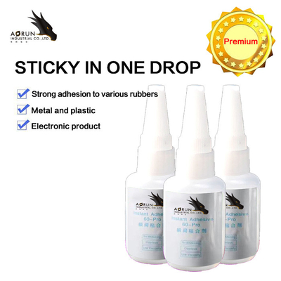 Colorless Cyanoacrylate Super Glue Instant Adhesive For Plastic