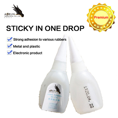 Metal Rubber Sealant Instant Super Glue Colorless Liquid Super Glue
