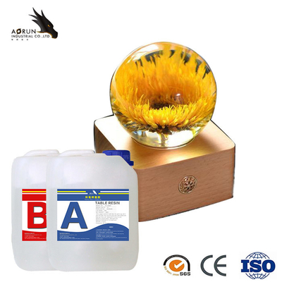 Fast Cured Two Part Epoxy Resin Clear Liquid Crystal Casting Kit Art Resin River Table Top