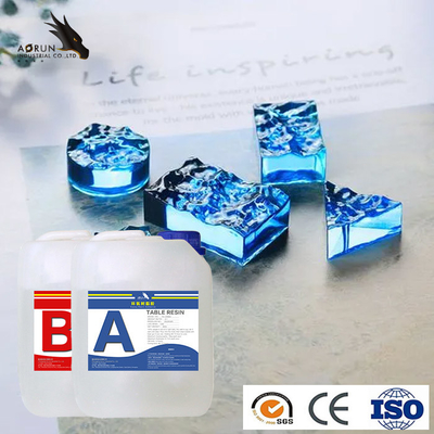 Fast Cured Two Part Epoxy Resin Clear Liquid Crystal Casting Kit Art Resin River Table Top