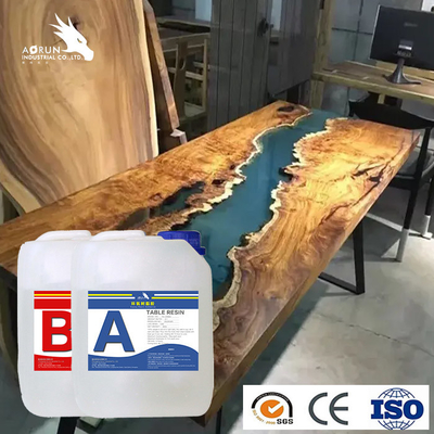 Fast Cured Two Part Epoxy Resin Clear Liquid Crystal Casting Kit Art Resin River Table Top