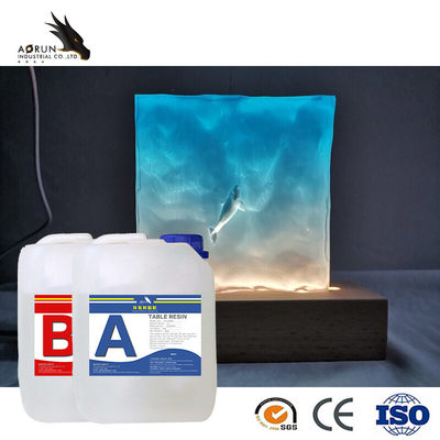 Top Coating Art Epoxy Resin Encapsulation Fast Drying Epoxy No Bubble