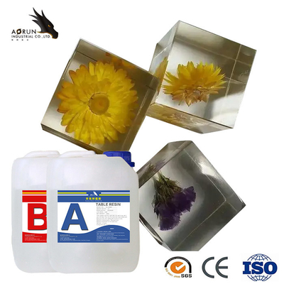 Top Coating Art Epoxy Resin Encapsulation Fast Drying Epoxy No Bubble
