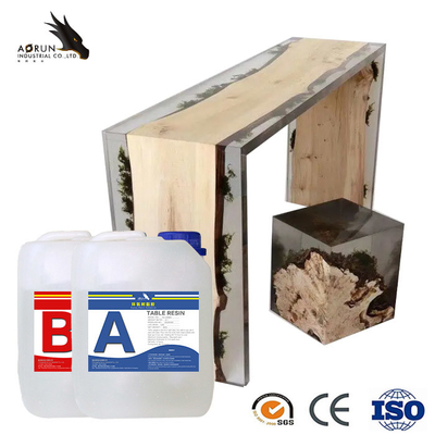 AB Glue Surface Gloss Art Epoxy Resin High Hardness Self Leveling
