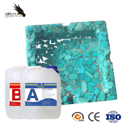 AB Glue Surface Gloss Art Epoxy Resin High Hardness Self Leveling