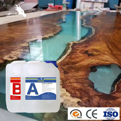 DIY Art Craft Wood Epoxy Resin High Gloss Transparent Viscous Liquid