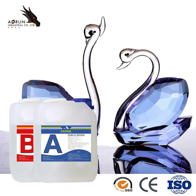 Wood Tabletop Art Epoxy Resin Filler AB Fast Curing Clear Epoxy Resin