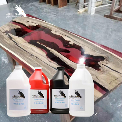1:1 AB Countertop Epoxy Resin Colorless For Phone Case Jewelry Crafts