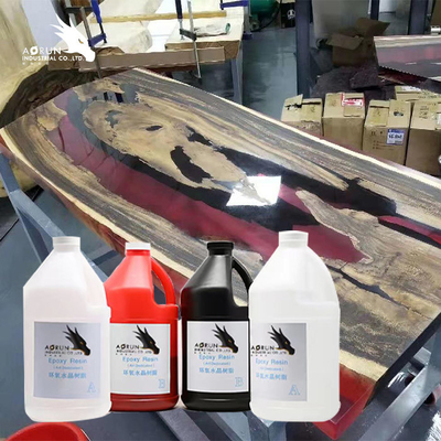 1:1 AB Countertop Epoxy Resin Colorless For Phone Case Jewelry Crafts