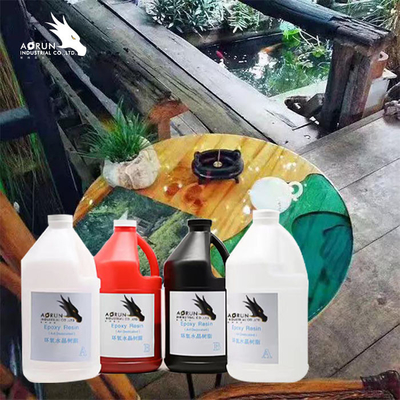 UV Proof Countertop Epoxy Resin Rigid Casting Jewelry Making River Table