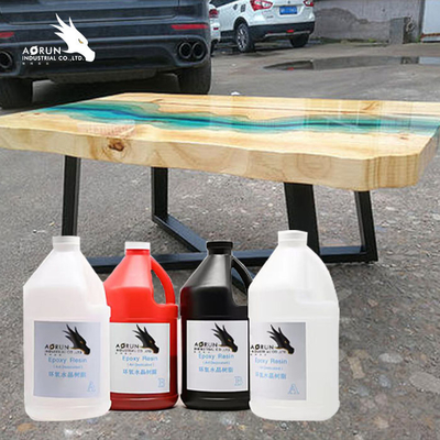 Bar Countertops River Resin Crystal Clear Epoxy AB Glue Pure Transparent