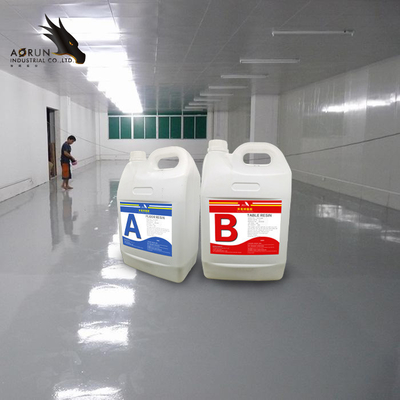 Odorless Liquid Glass Deep Pour Epoxy Floor Paint 3D Floor Sticker Epoxy Floor Resin