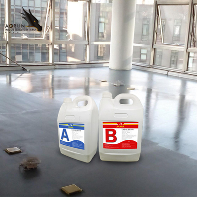 AB 2:1 Glossy Epoxy Floor Resin Liquid Coating Water Based Epoxy Paint