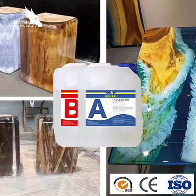 Crystal Clear Art Epoxy Resin For Anti Dust Concrete Floor Insulation