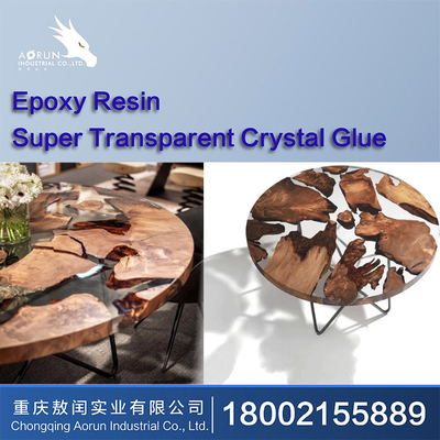 Hard Type Epoxy Resin Art Kit Two Component Liquid With Low Viscosity River Table