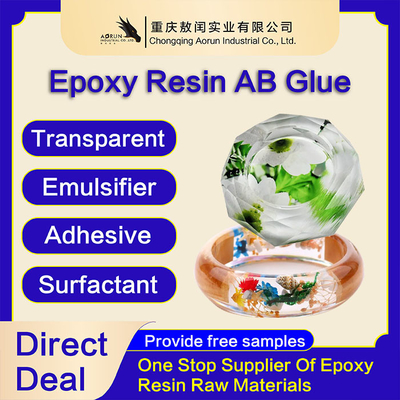 3D Craft Art Work Epoxy Resin Canvas Painting / Floor Coating AB Glue