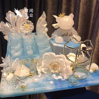 UV Art Epoxy Transparent Resin For Silicone Customized