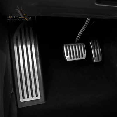 Accessories Aluminum Alloy Accelerator Brake Rest Pedal Car Foot Pedal Pads For Tesla Model 3 Model Y