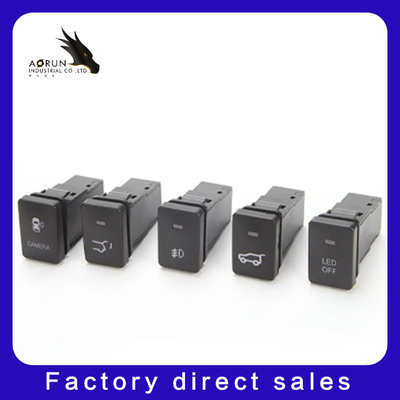 Aorun Brand 12V Various Symbols LED Light Bar Push Button Switch Toyota Switch Car Central Control Switch