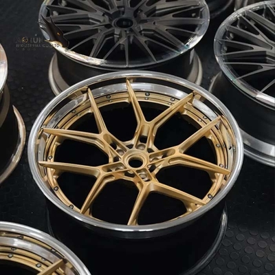 Customized Luxury Monoblock 2 Piece 3 Piece Forged Alloy Wheels For High End forged WHEELs Racing Cars