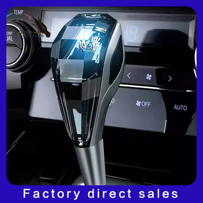 Auto Interior Accessories Crystal Touch Luminous Pommeau De Levier De Vitesse De Voiture RGB Led  Shift Car Gear Knob
