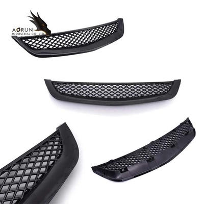 Car Front Grill Fits For 96 97 98 99 00 01 02 03 Civ Ic EK EJ ES CX JDM Type-R Style Bumper Kit ABS Plastic