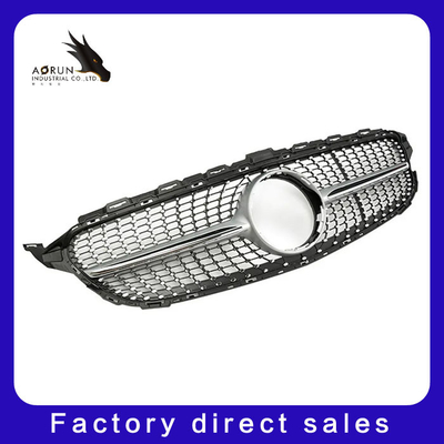 Car Front Bumper Grille Grill For Mercedes Benz C Class W205 2014-2018 Diamond Style Racing Grills