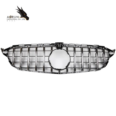 Car Front Bumper Grille Grill For Mercedes Benz C Class W205 2014-2018 Diamond Style Racing Grills