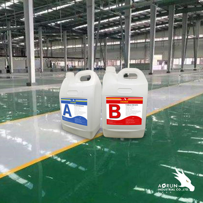 Anti Static AB Epoxy Floor Resin Modified Solvent Free Self Leveling