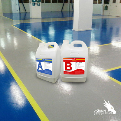 Anti Static AB Epoxy Floor Resin Modified Solvent Free Self Leveling