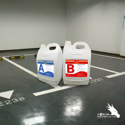 Satin Matte Epoxy Floor Resin 150 RAL Color Floor Paint Epoxy Resin