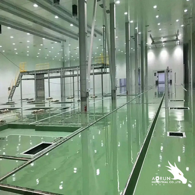 OEM 100 Solids Epoxy Floor Coating Self Defoaming Alkali Resistant