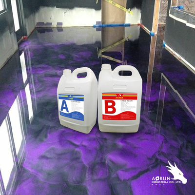 Liquid Coating Epoxy Floor Resin Non Slip Floor Office Factory Tile Solvent Free